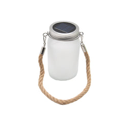 Mason Jar with Solar Powered Lights - Clear