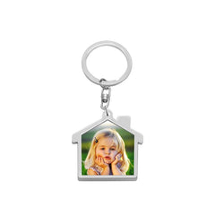 Metal Sublimation Keychain - House Shape