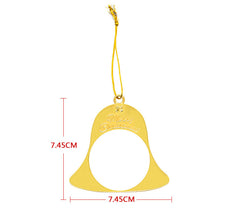 Metal Christmas Bell - Gold