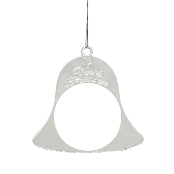 Metal Christmas Bell - Silver