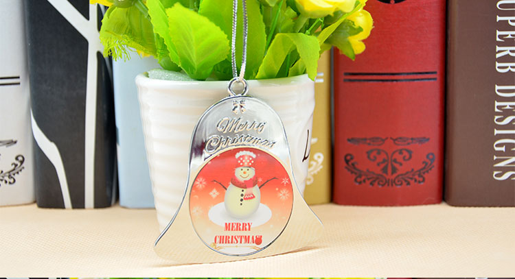 Metal Christmas Bell - Silver