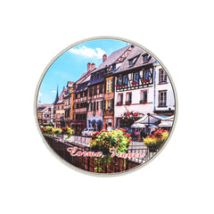 Metal Round Fridge Magnet