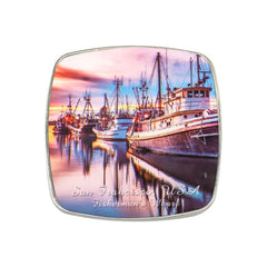 Metal Square Fridge Magnet