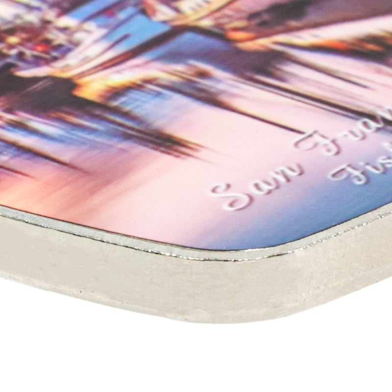 Metal Square Fridge Magnet