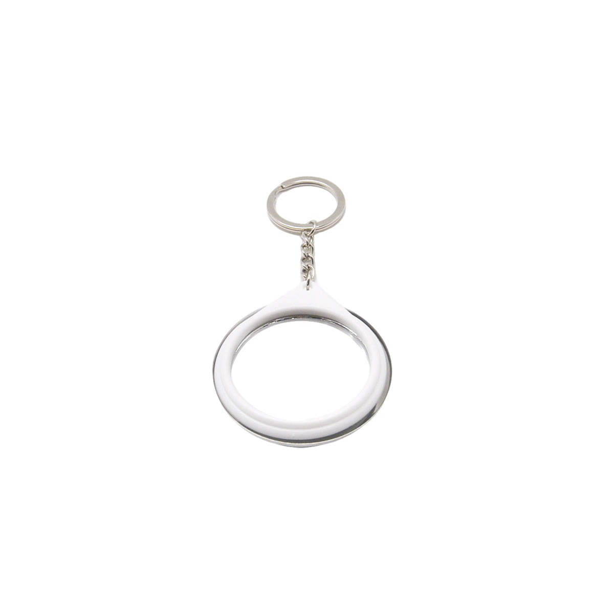 Mirror Keychain - 58mm Badge
