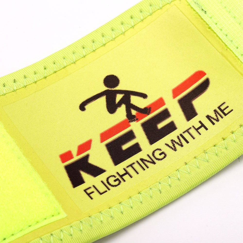 Sublimation blank neoprene green wrist bands pair