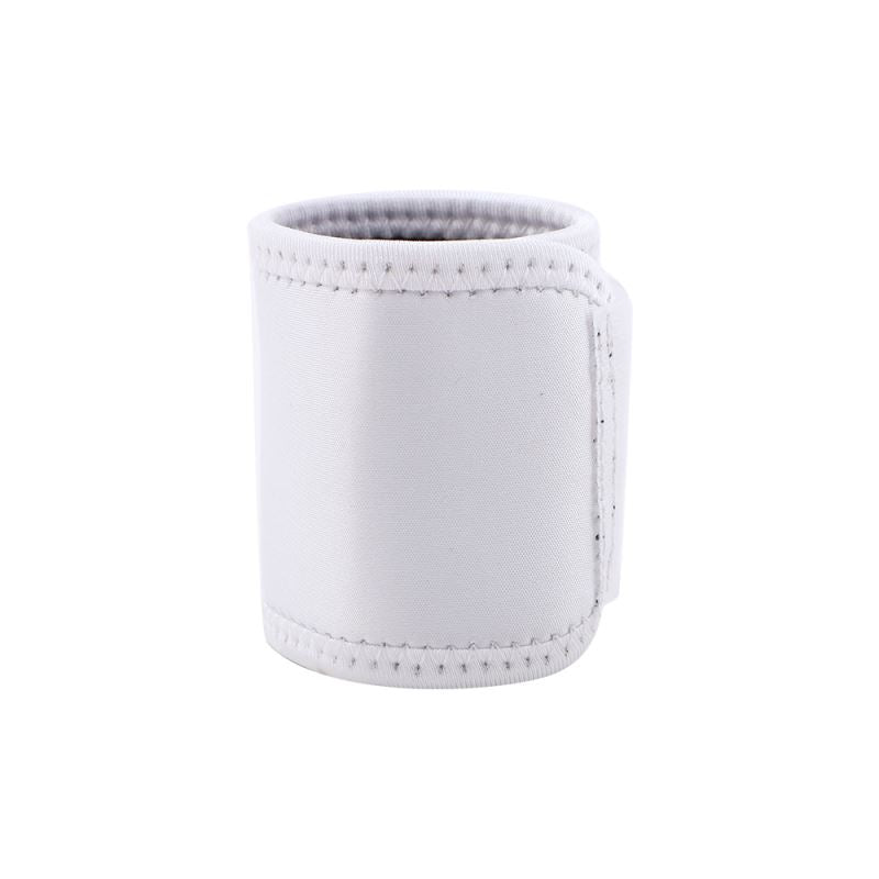 Sublimation blank neoprene wrist sweat band white