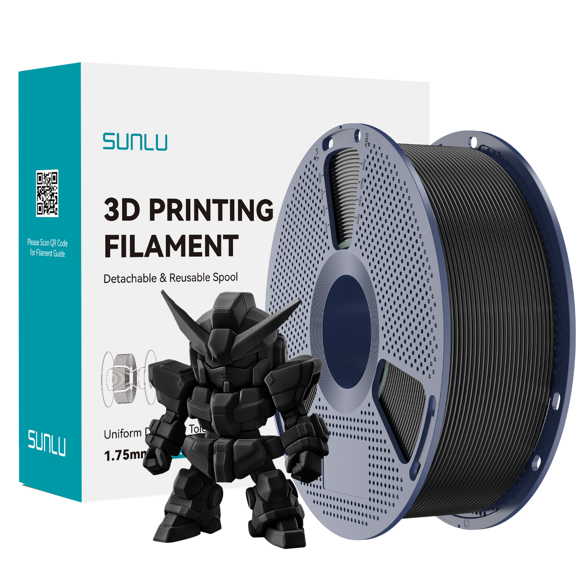 PLA+ 2.0 Black Filament