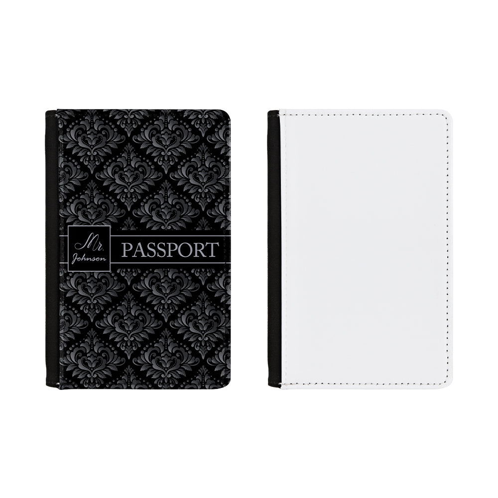 black passport cover