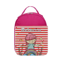 sublimation blank kids lunch bag pink