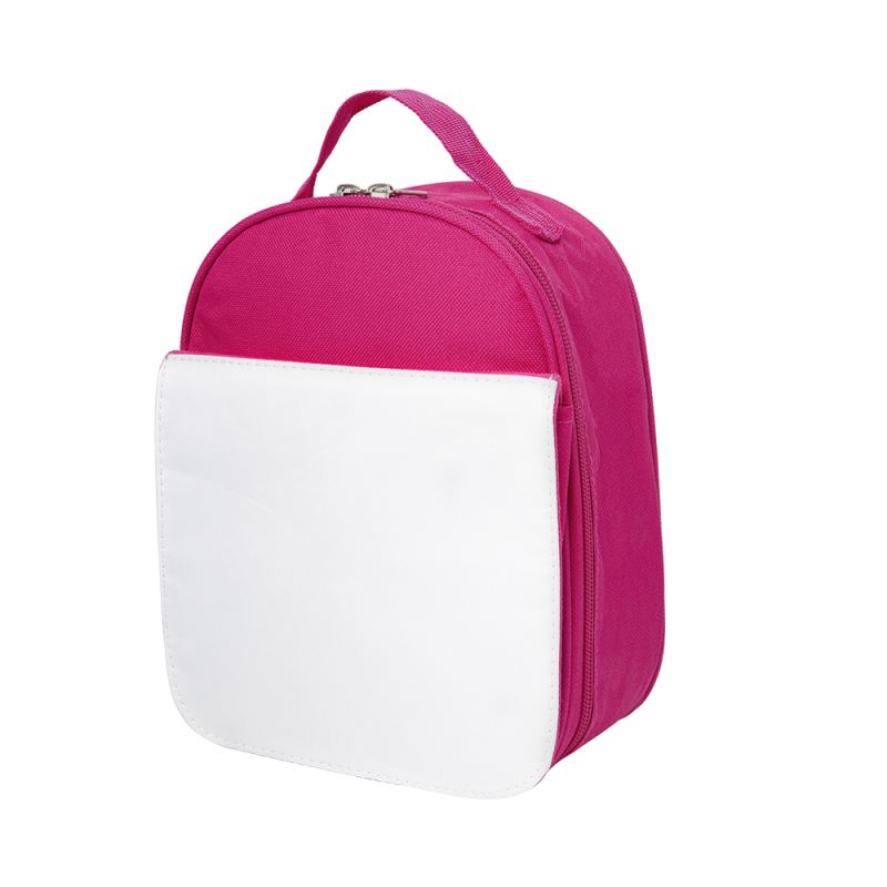sublimation blank kids lunch bag pink