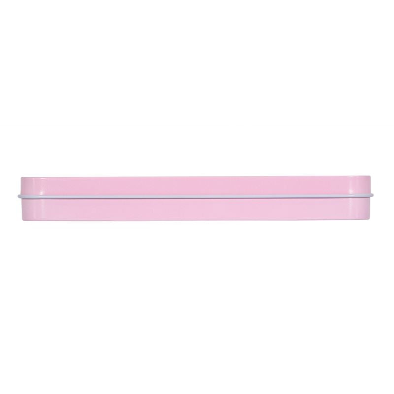 Pink Stationary metal tin