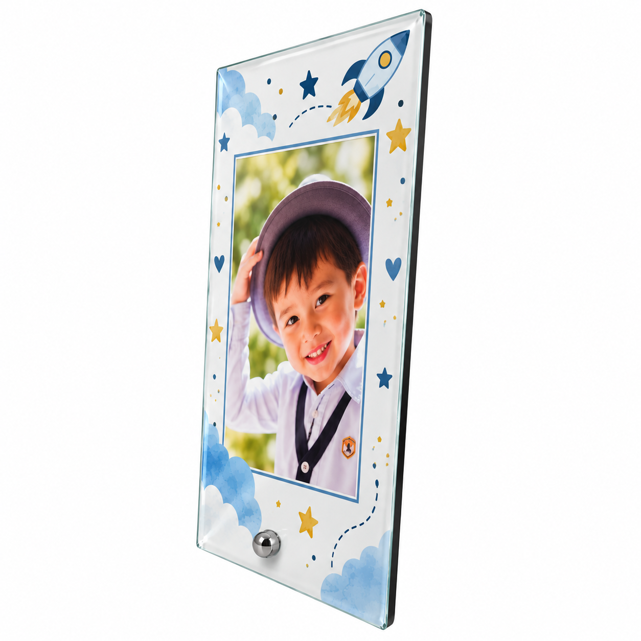 5 x 7 Toughened Glass Frame  Portrait sublimation blanks