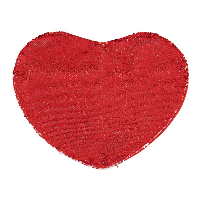 sublimation blank heart sequin cushion cover