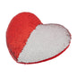 Red Heart Sequin Cushion cover
