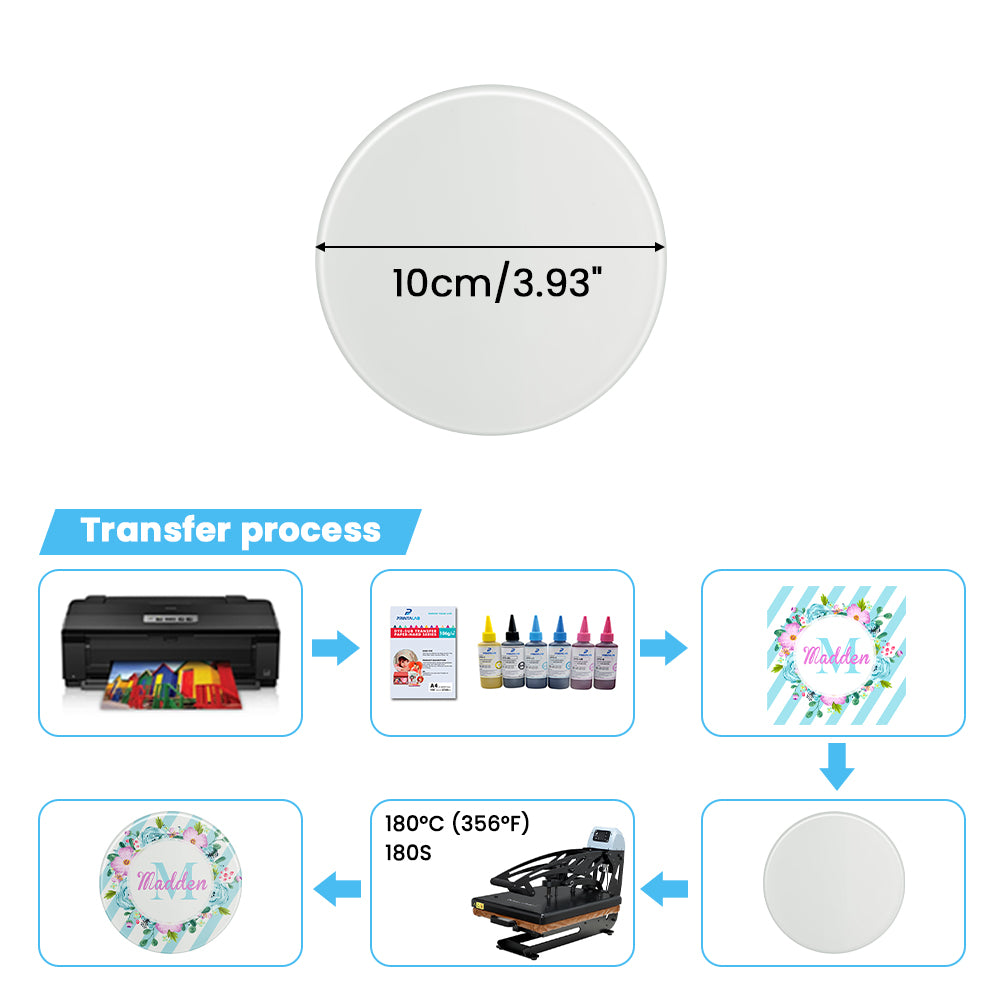 Sublimation Round Glass Coaster