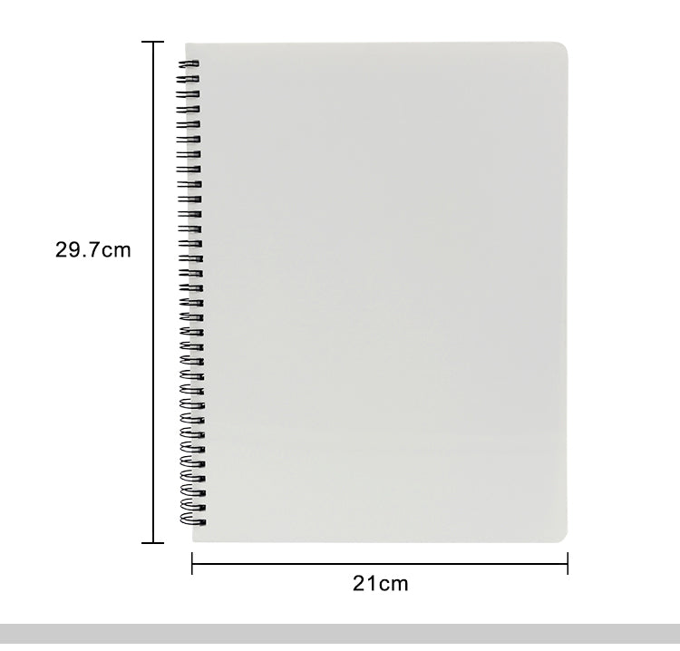 Spiral Notepad - Plastic cover A4