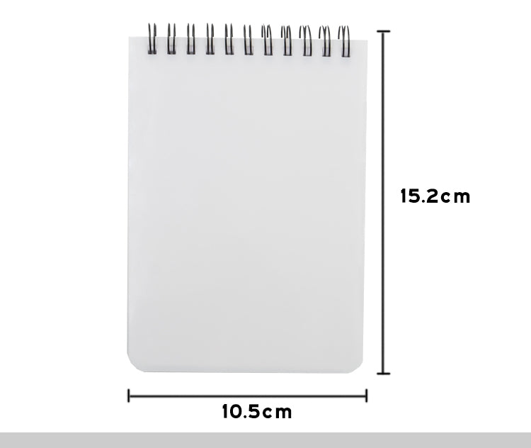 Spiral Notepad - Plastic cover A6