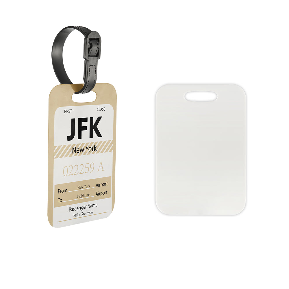 Sublimation Plastic Luggage Tag