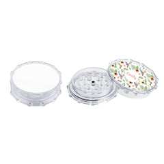 Sublimation Spice Grinder with Aluminum Insert-White