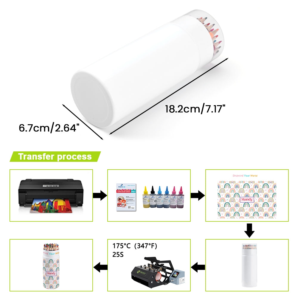 Sublimation Aluminium Bottle Colour Pen Set