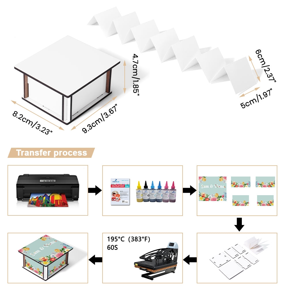 Sublimation Keepsake Box - 83 x 72 x 45mm