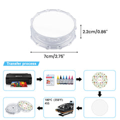 Sublimation Spice Grinder with Aluminum Insert-White