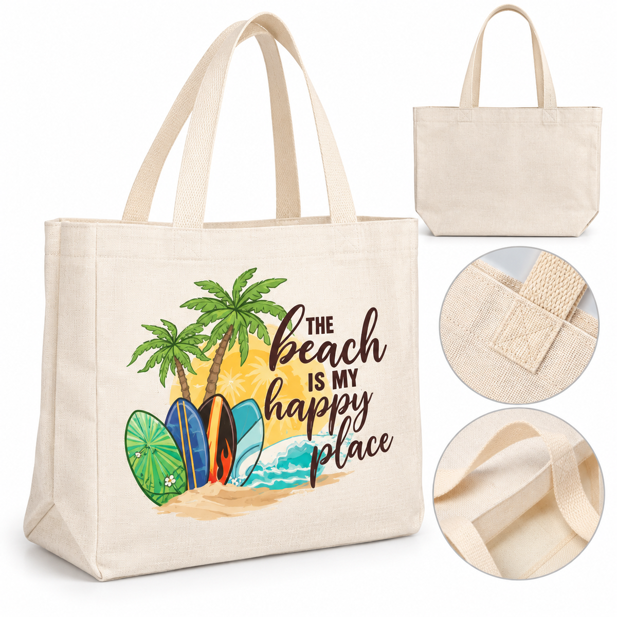 Linen tote bag - 48 x 38cm