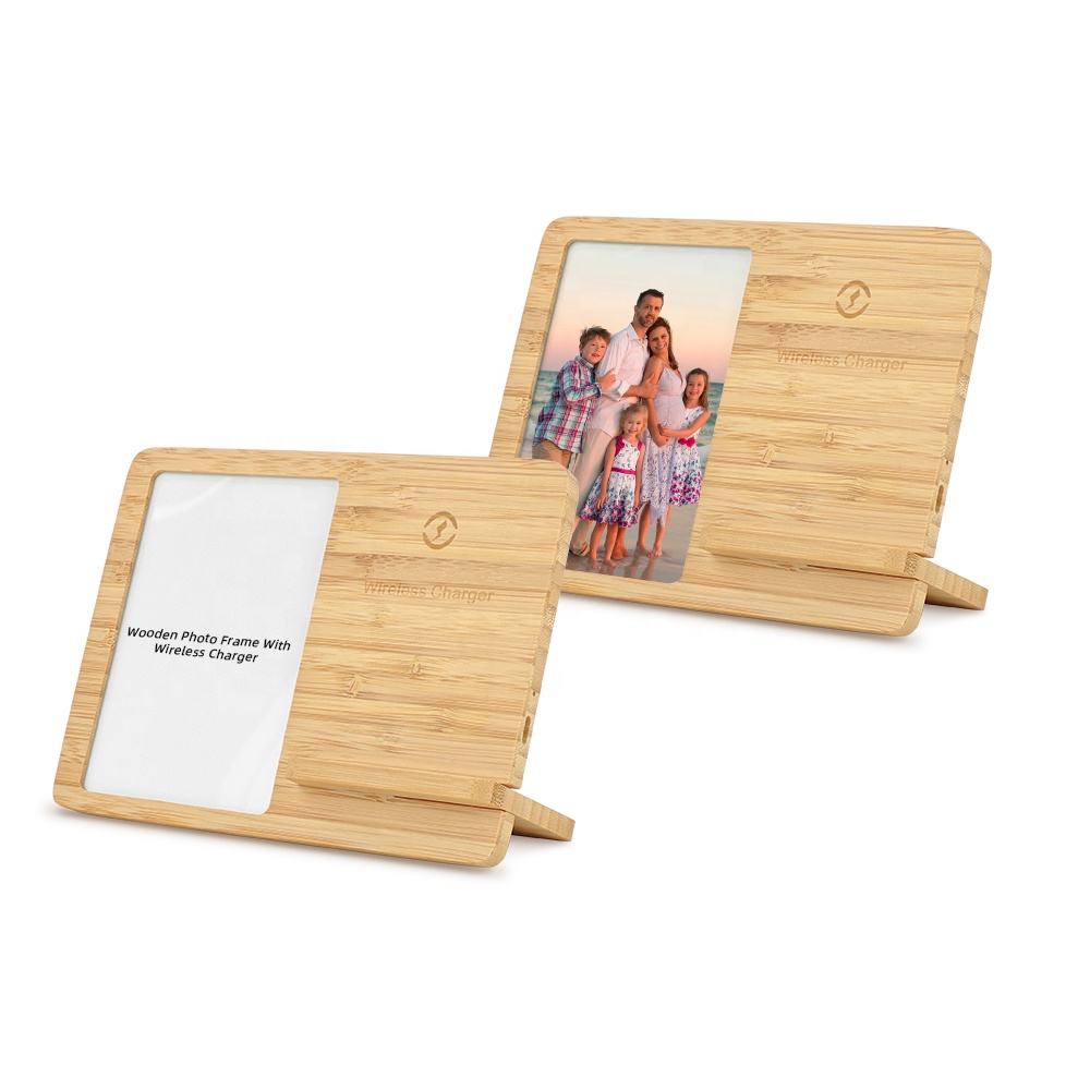 Wireless Charger Wood Photo Frame – 17.5 x 12.5