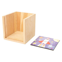 Wooden Pencil Pot