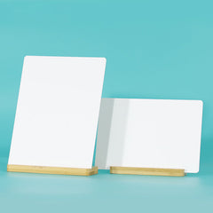 Aluminium Sheet + Bamboo Base 20.3cm 15.2cm