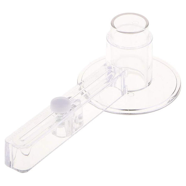 Acrylic Circle Cutter 25mm with adjustable arm and clear base, ideal for precise cutting of acrylic inserts for badge making and crafts.