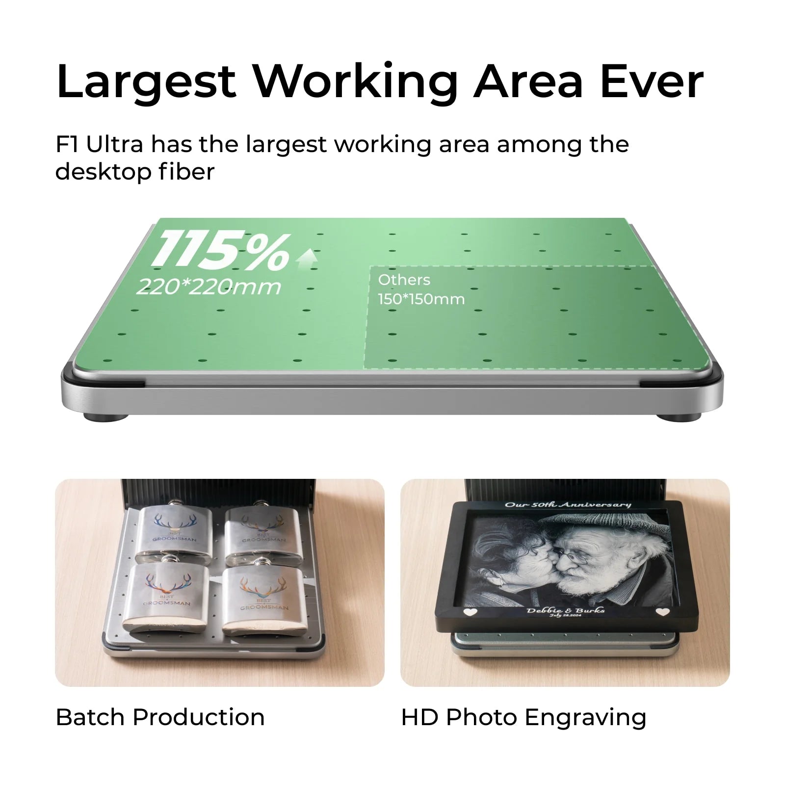 xTool F1 Ultra - Fiber + Diode Laser Engraver - Deluxe Bundle