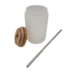 sublimation frosted jar