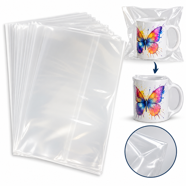 Sublimation Heat Shrink Bags – 2.7 × 11cm – Pack of 200