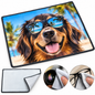 terry lined sublimation blank mouse pad