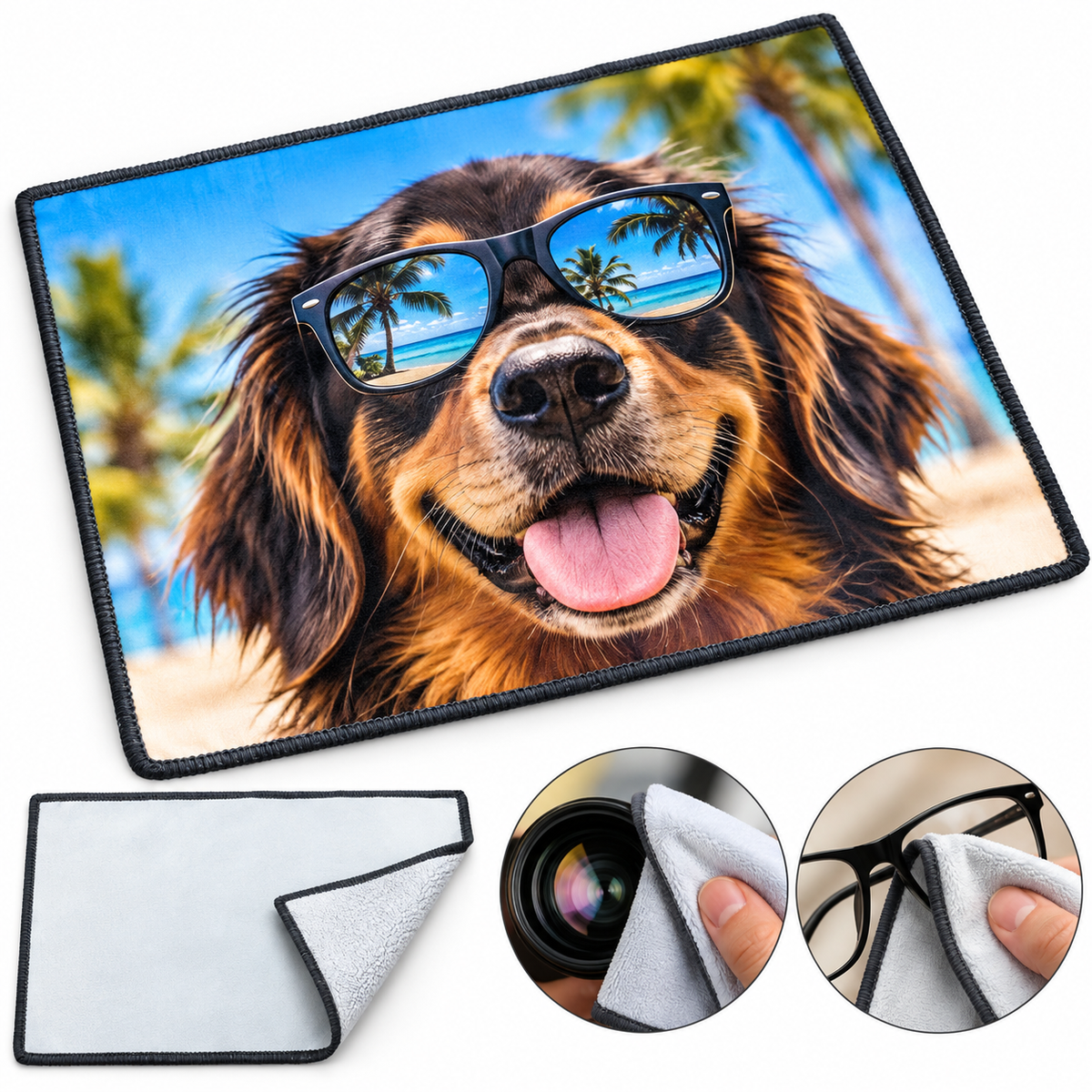 terry lined sublimation blank mouse pad