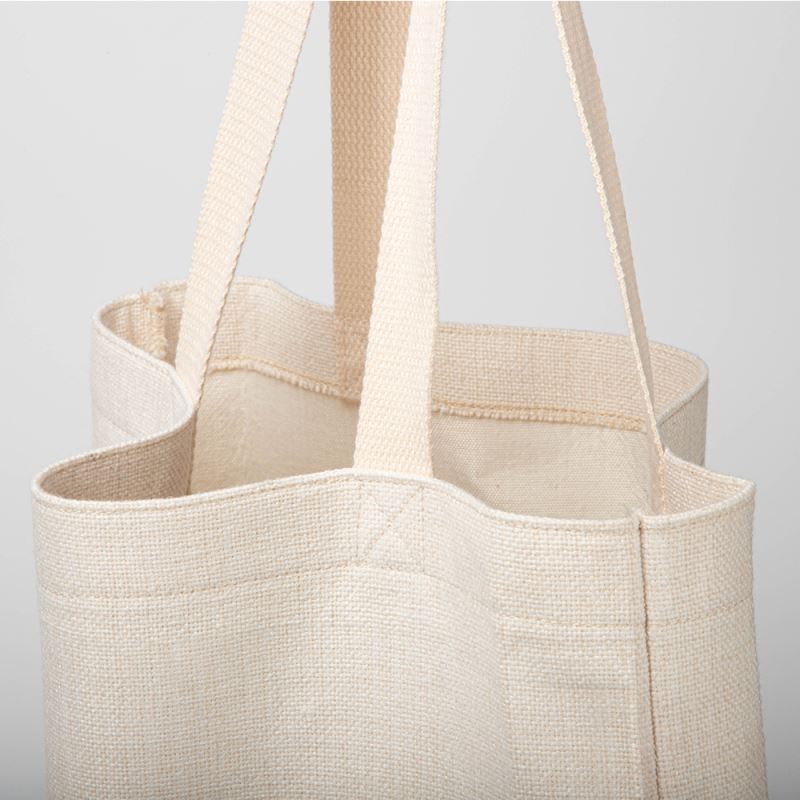 sublimation linen tote bag