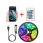 RGB LED strip light USB kit with remote control and 1 meter strip