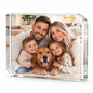 Small Crystal Block - Rounded Corners - 8 x 6 x 1.9 cm