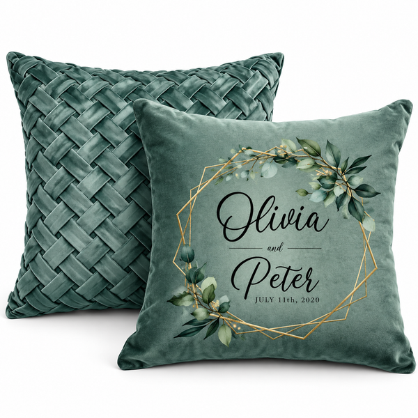 Sublimation Velvet Cushion Cover – 40 x 40cm – Dark Green