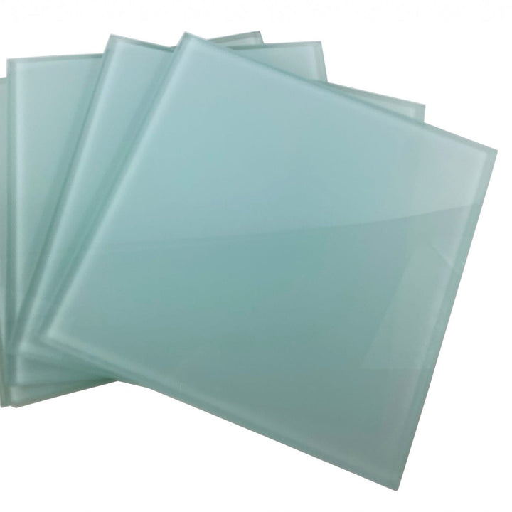 sublimation glass blank plain coaster