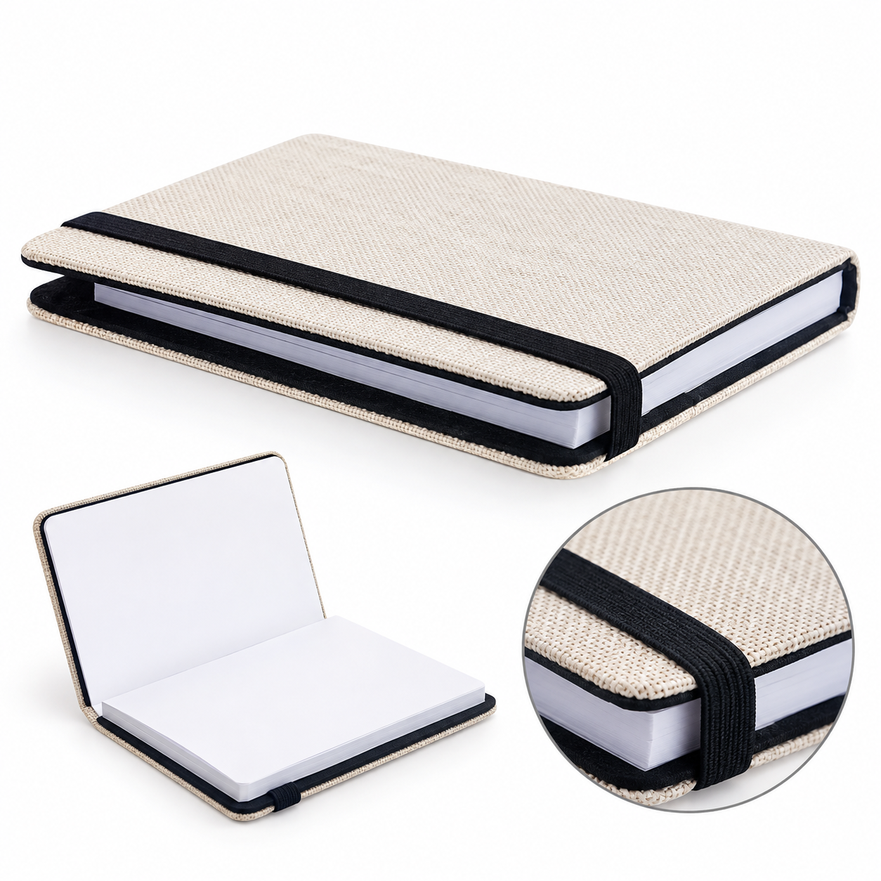 Sublimation blank a6 linen notebook 