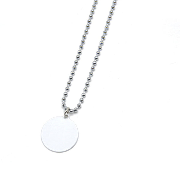 Pendant Necklace - Round