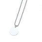 Pendant Necklace - Round