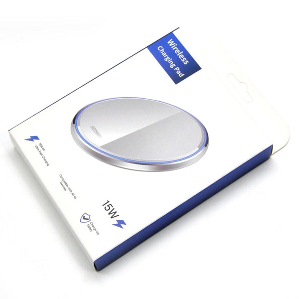 Sublimation Wireless Charger - Silver