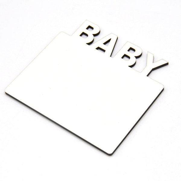 MDF Fridge Magnet - Baby