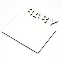 MDF Fridge Magnet - Baby