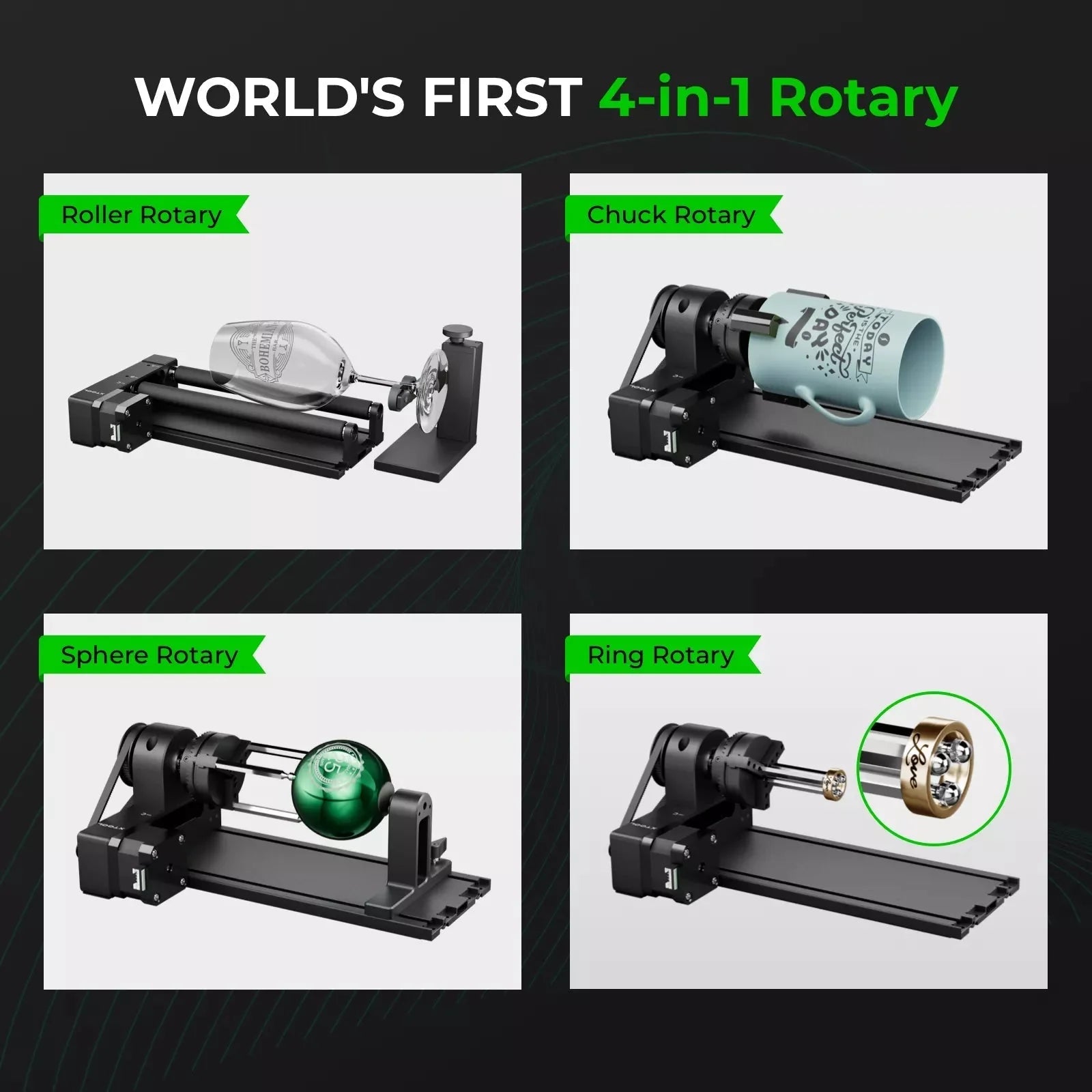 xTool RA2 Pro Rotary Attachment