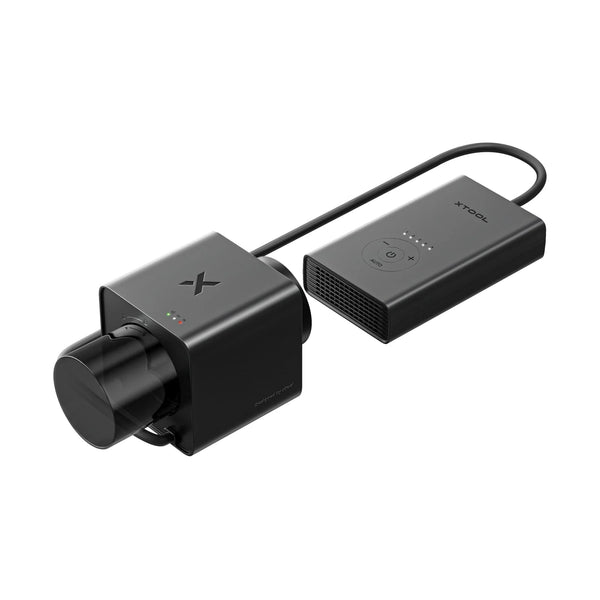 xTool SafetyPro IF2 laser air purifier with compact design and dual-unit system for smoke and fume extraction in laser engraving workspaces.